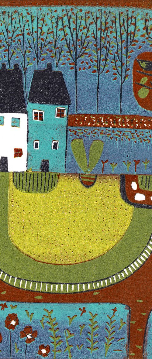 'Over the Meadow' by Layla Khani (aka Laylart)