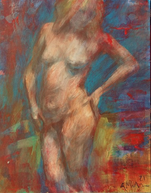 Standing Nude by Gerry Miller