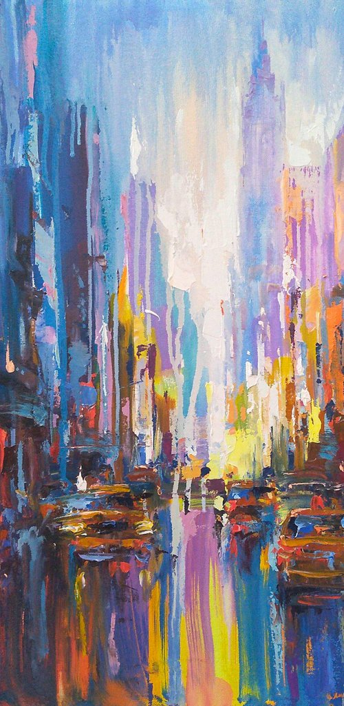 Abstract cityscape (New York)01 by Andrej  Ostapchuk