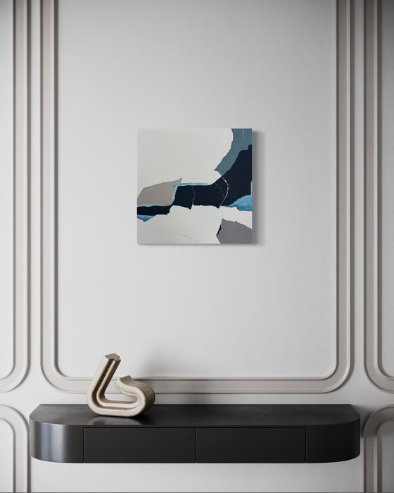 Balance in Blue 50*50 cm