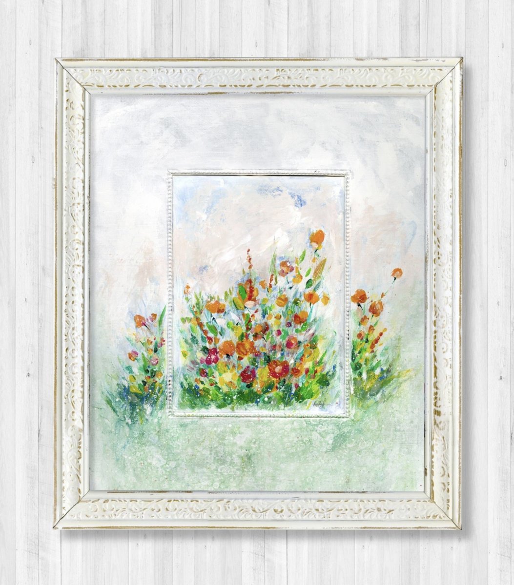Expressive Painting , Shabby Chic Dream 19 By Kathy Morton Stanion, 21 X 25, Artwork For Sale On Artfinder