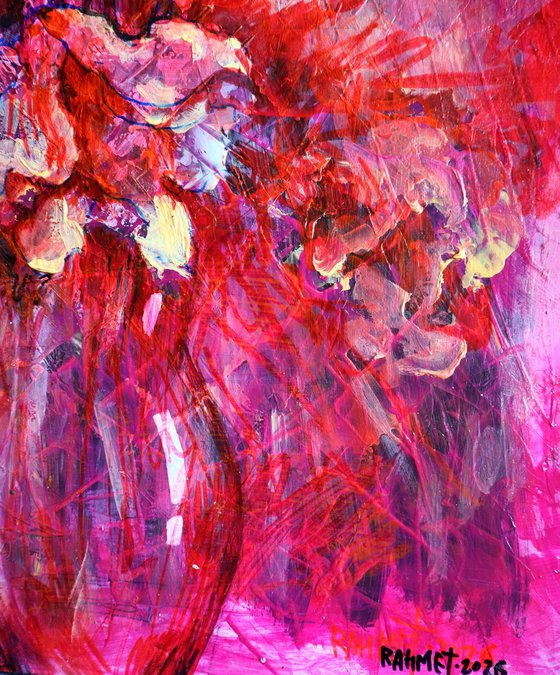 Fantasy with Flowers 338: paper 59x42cm