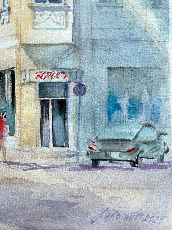 Street in Varna, Bulgaria