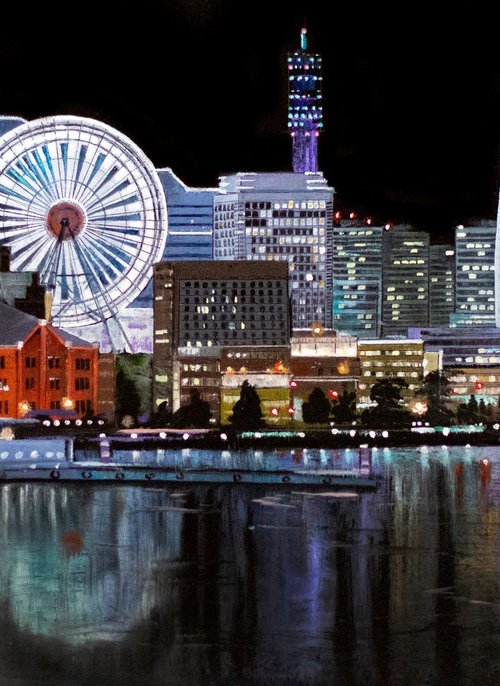 "Night Yokohama. Japan " by Tetiana Tiplova