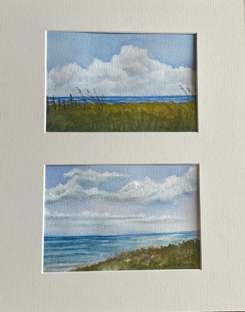 Send In The Clouds Watercolor set Sescapes by Rosie Brown