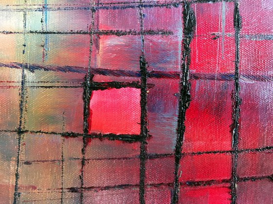 "Windows Of Opportunity" - Original PMS Oil Painting On Canvas - 24" x 36"