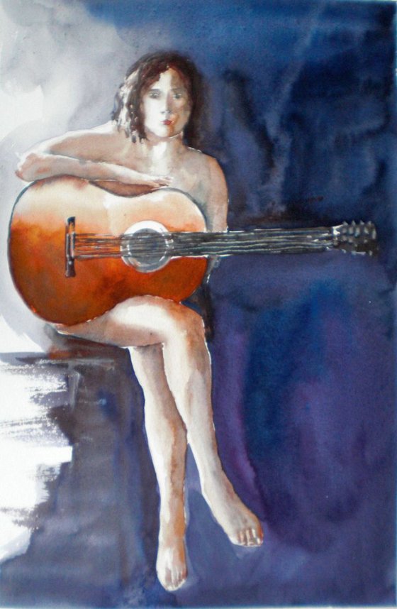 girl with the guitar
