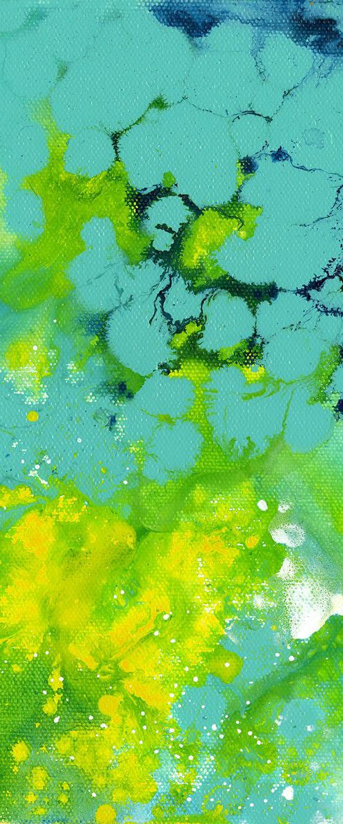 Blissful Serenity -  Minimal Abstract Painting  by Kathy Morton Stanion by Kathy Morton Stanion