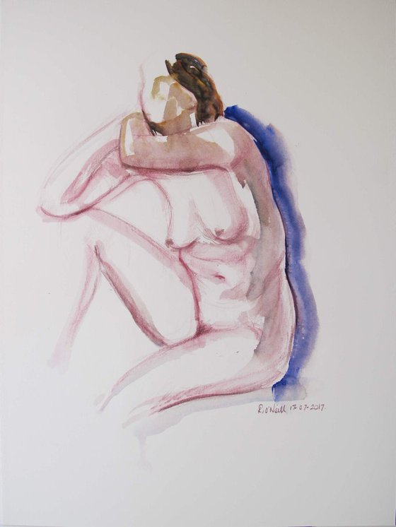 seated nude