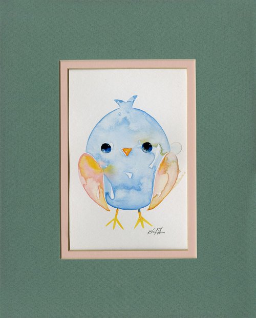 Chick - Watercolor by Kathy Morton Stanion by Kathy Morton Stanion