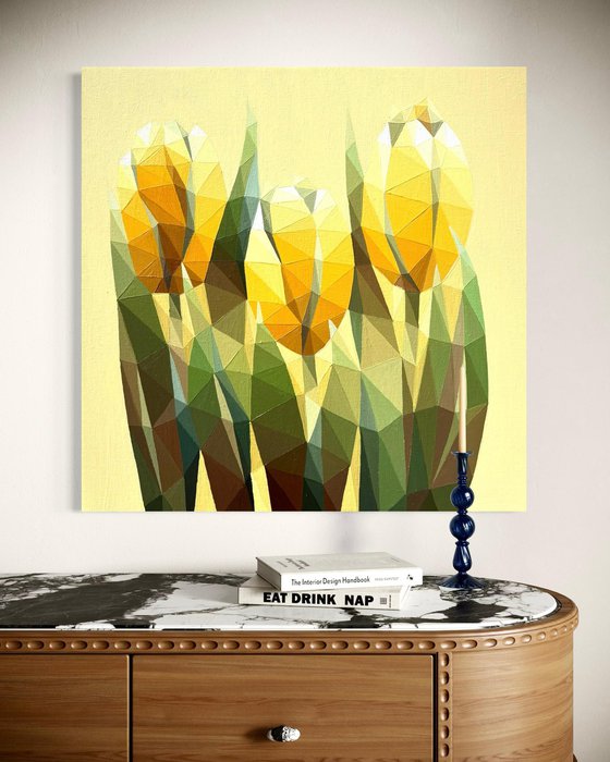 SUNNY YELLOW TULIPS