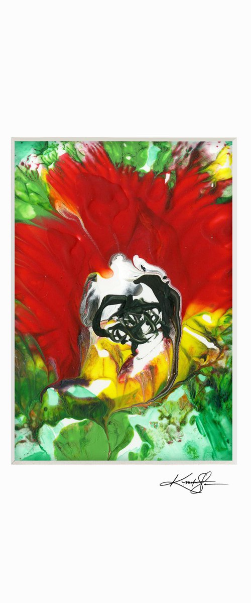 Blooming Magic 95 - Floral Painting by Kathy Morton Stanion by Kathy Morton Stanion