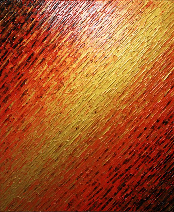 Gold orange knife texture
