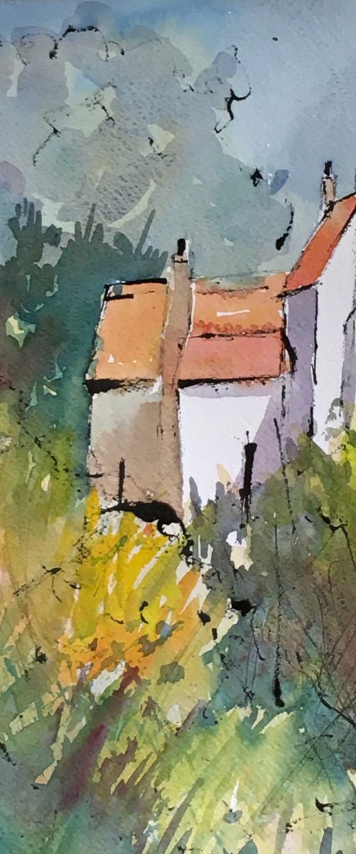 Cottage in the Fens by Robert Wells