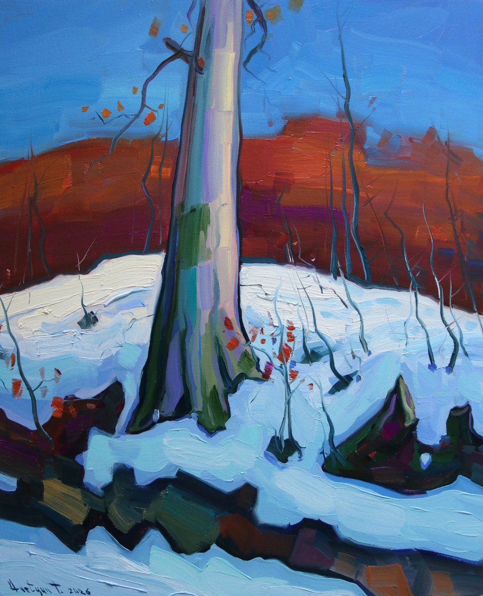 Winter By Tigran Avetyan, 18 X 22, Artwork For Sale On Artfinder