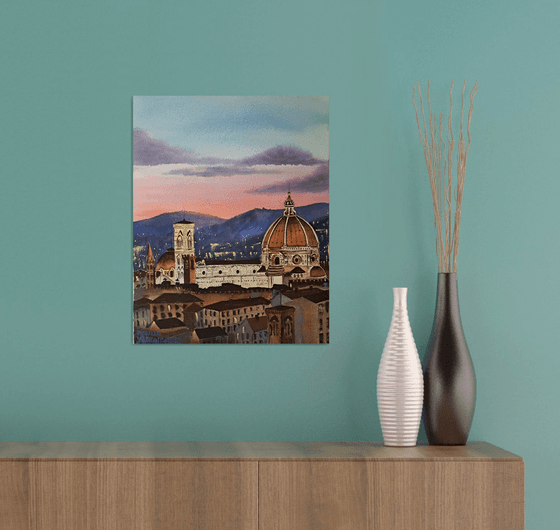 Sunset in Florence