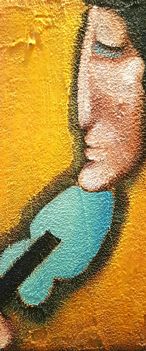 Africa IV (15x21x1.5cm) by Zhana Viel