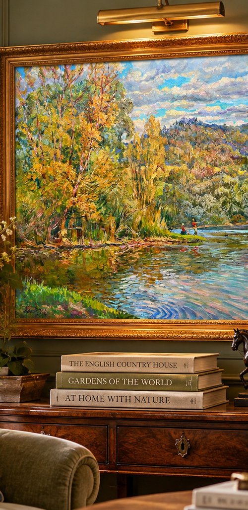River of Autumn Light by Aleksandr Dubrovskyy