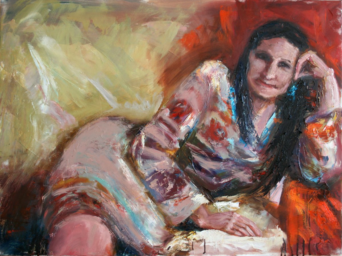 Bliss By Salana Art / Svetlana Samovarova, 31 X 24, Artwork For Sale On Artfinder