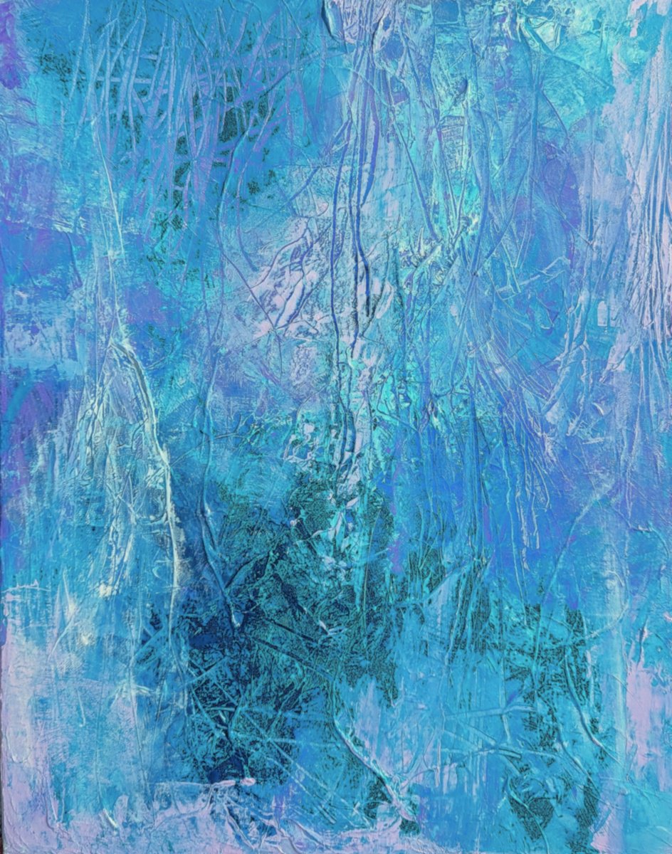 Abstract Acrylic Painting By Lisa Price, 16 X 20", Muse, Original Artwork