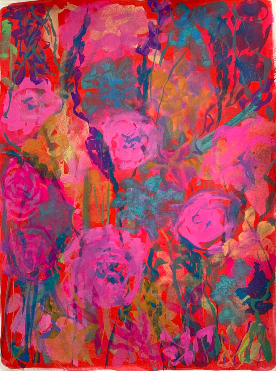 Flower Burst Red