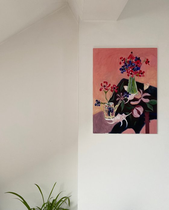 Still life with anemones