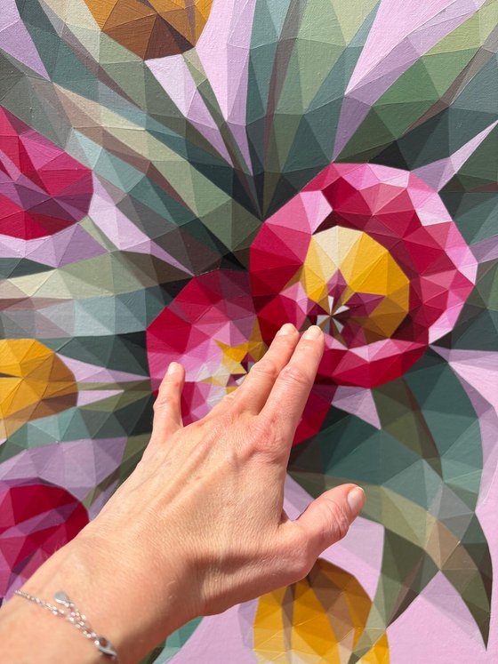 PINK AND YELLOW TULIP BOUQUET