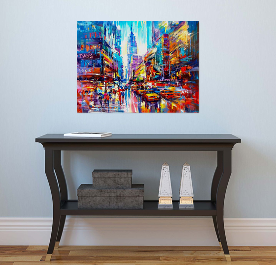 Abstract cityscape (New York)