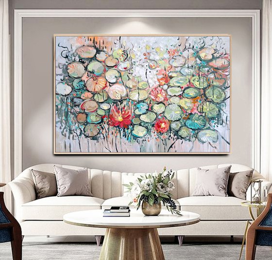 Sun Kissed Lotus Pond