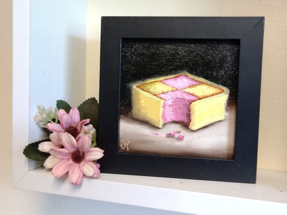 Little Battenberg  Cake still life