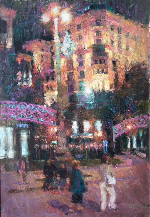 Evening in the city by Viktoriia Chaus
