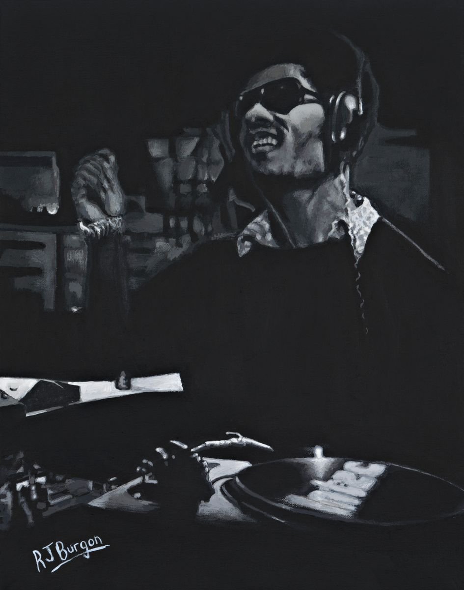 Stevie Wonder by R J Burgon