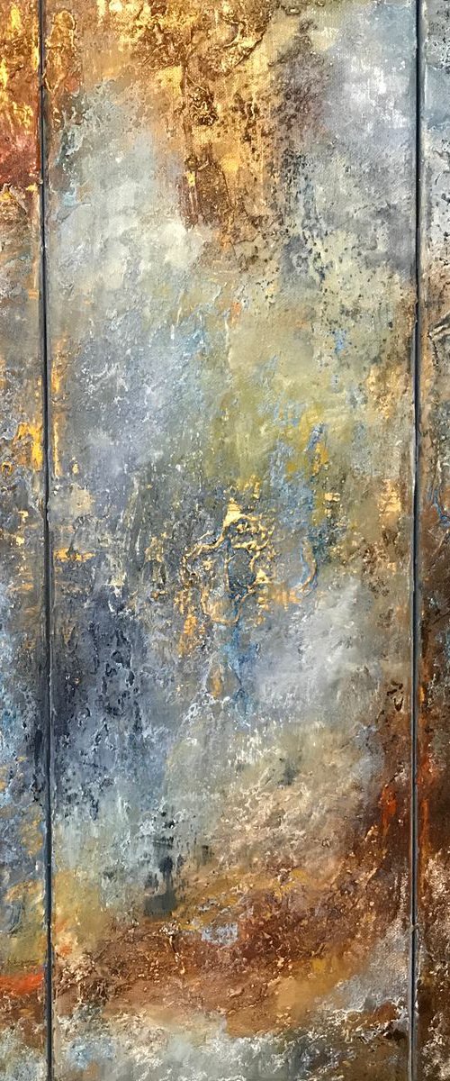 Listening to Chopin. Triptych by Diana Malivani