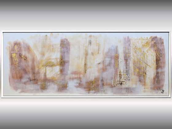 El Dorado  - Abstract Art - Acrylic Painting - Canvas Art - Framed Painting - Abstract Painting - Industrial Art