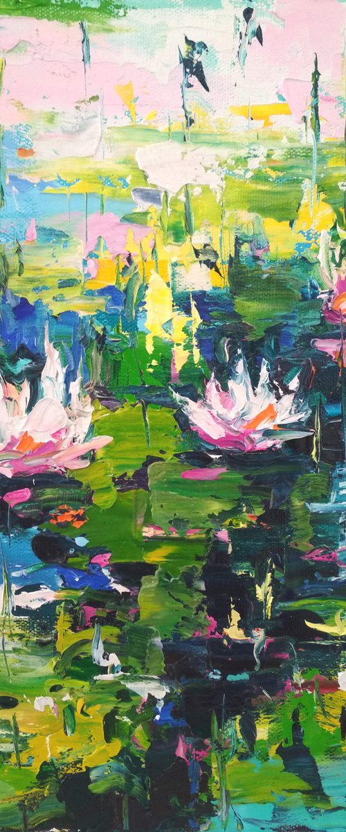 Water lilies 02 by Andrej  Ostapchuk