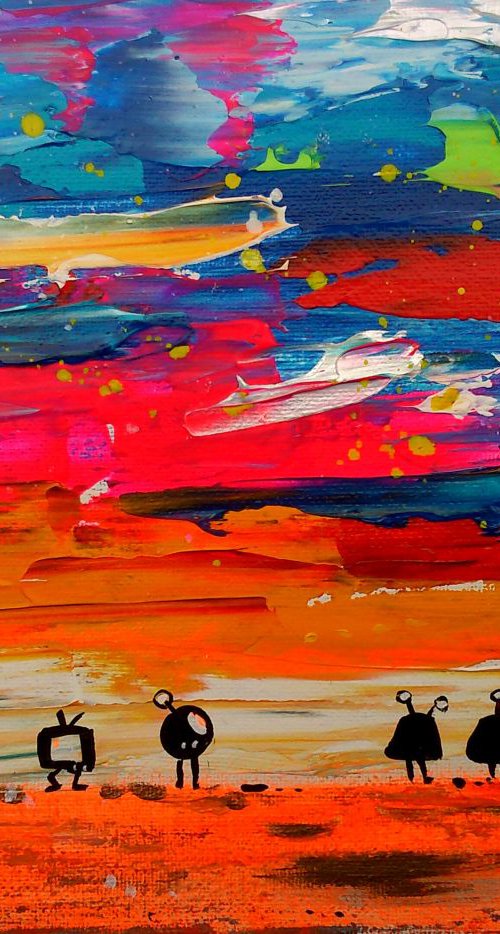 Skygazing televisions by Maria Luisa  Azzini