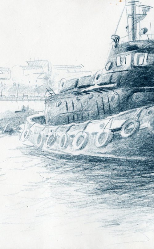 Antaeus – Original Colour Pencil Drawing by Anastasia Borodina