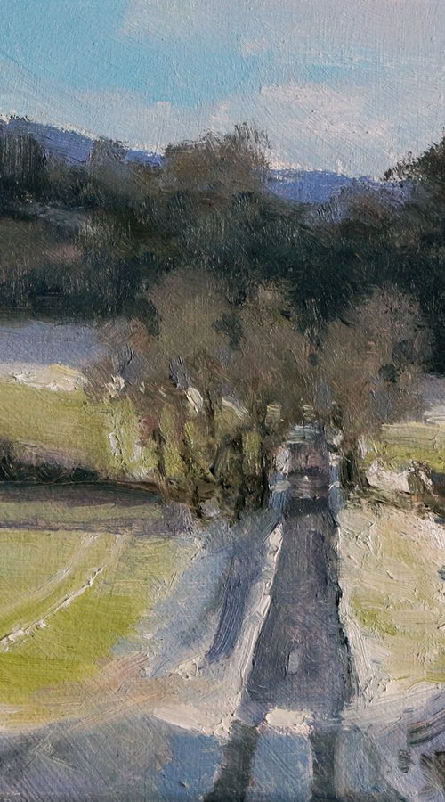 Chemin des Mazans (Giboulée d'Avril) by Pascal Giroud