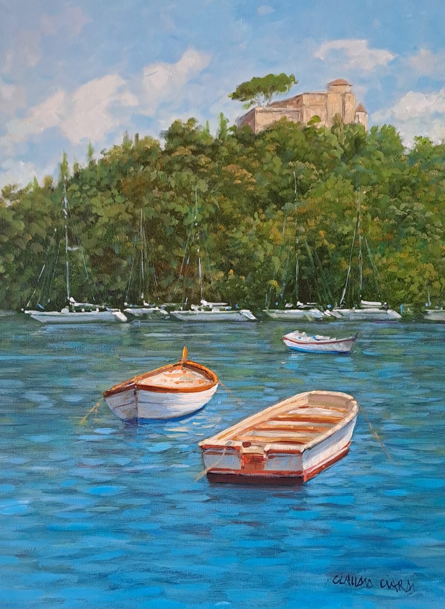 Portofino harbour by Claudio Ciardi