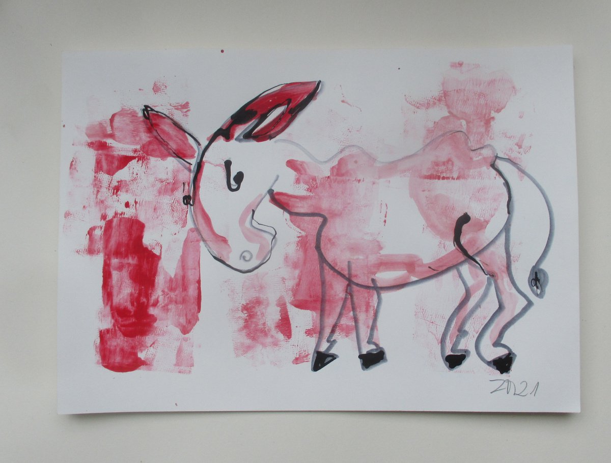 little donkey by Sonja Zeltner-Muller