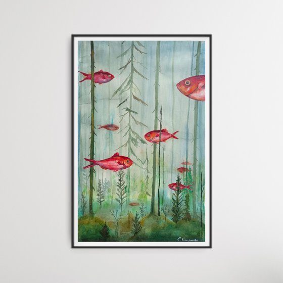 Fishes in The Woods