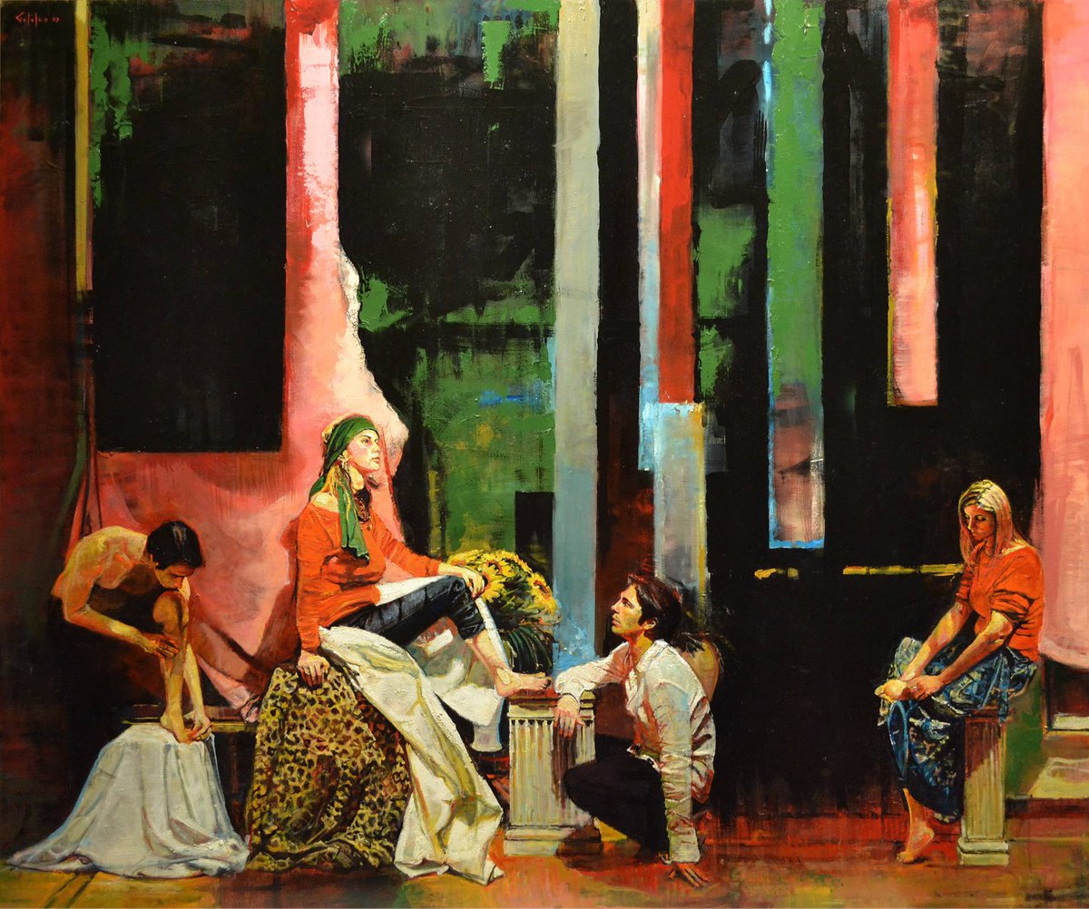 Pulling Out Thorns By Marco Ortolan, 47 X 39, Artwork For Sale On Artfinder