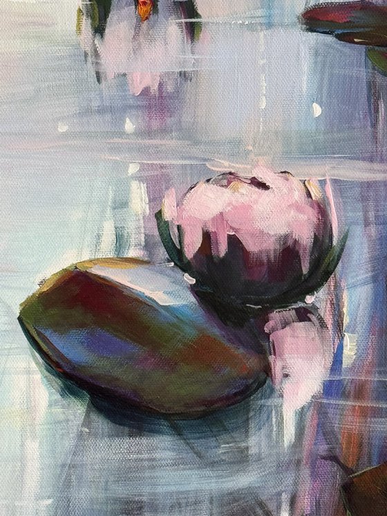 Love The LIght With Water Lilies 3