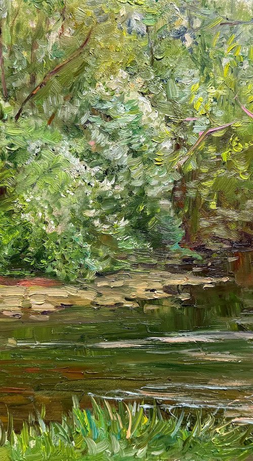 River in Soft Light by Aleksandr Dubrovskyy