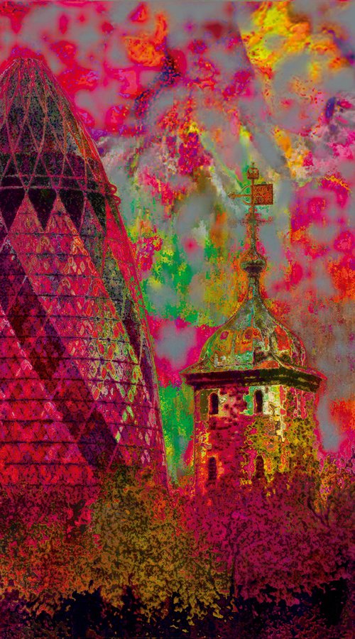 Psicodelia London tower by Javier Diaz