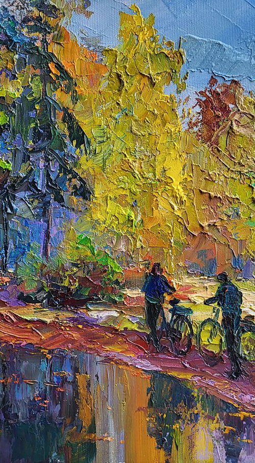 Mushroom Pickers by Boris Serdyuk
