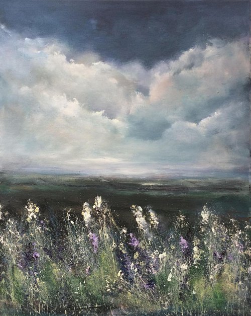 Wildflowers Meadows by Maxine Anne  Martin