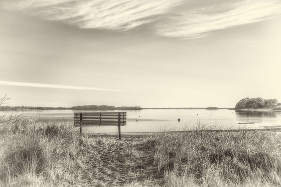 Bench, Harwich, MA - 24 x 16"