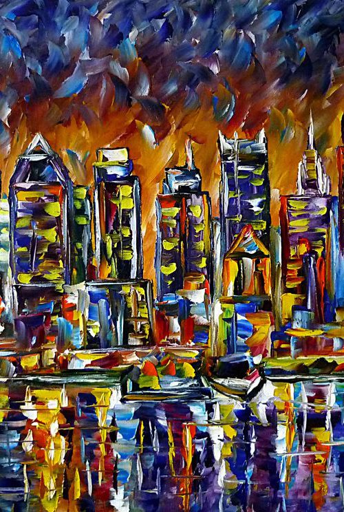 Manhattan, Skyline by Mirek Kuzniar