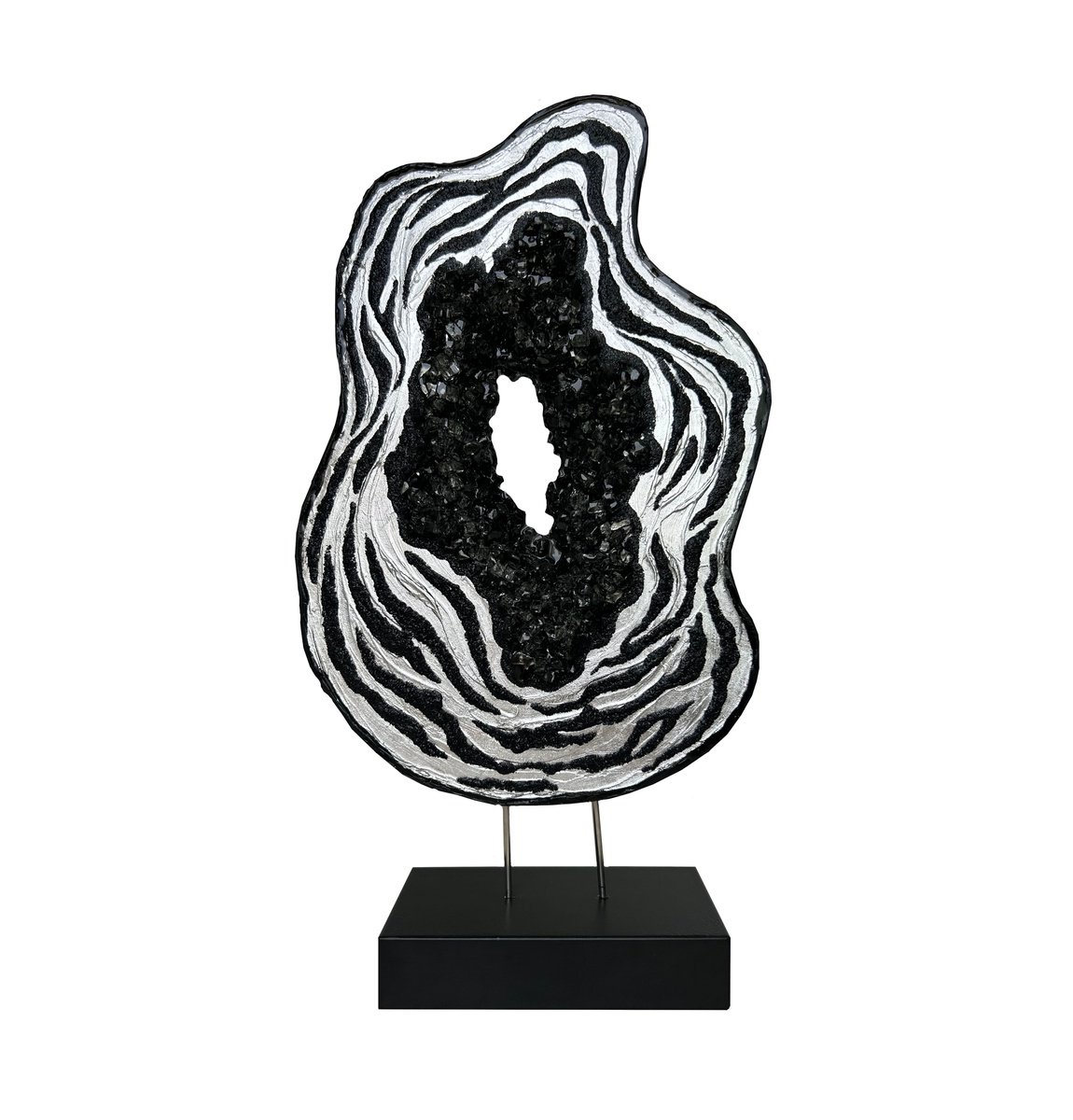 Abstract Animal Sculpture By Alexandra Dobreikin, 10 X 19, Zebra., Original Artwork